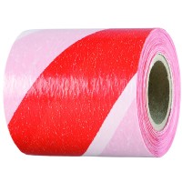 Tape - 80mm x 100m,  red /white