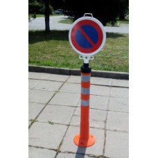Flexible Delineator Post 750mm with Ad panel /triangle/