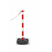 PVC Post 100 cm, ф 50 - 3 refl.stripes (4 kg)