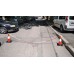 Ensemble (set) de 2 cônes de marqueurs (50 cm) + chaîne de PVC (2,5 M), 2 crochets de cône