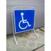 Metal sign Disabled 550/550 mm