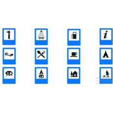 Road Sign Group E Road Sign Group E