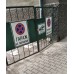Metal sign Do not Park here 550 / 700 mm