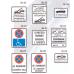 Metal sign Do not Park here 550 / 700 mm